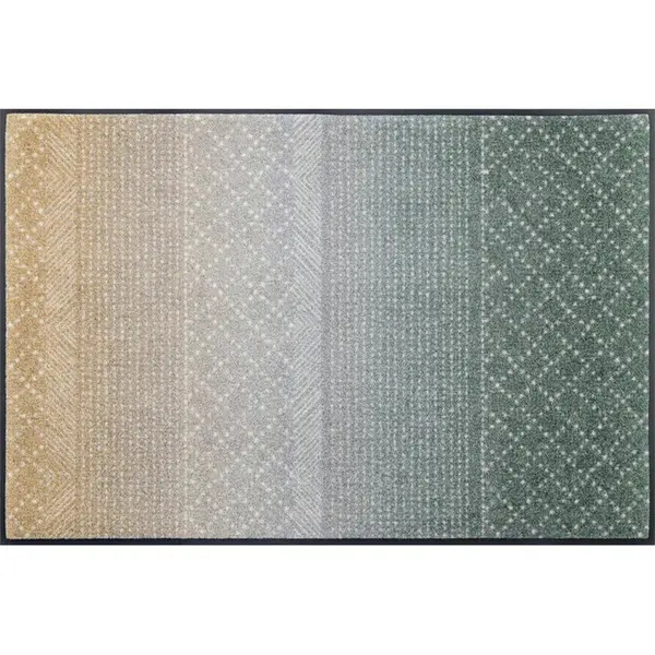 Esposa DVEŘNÍ ROHOŽKA, 75/120 cm, šedá, zelená, béžová