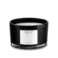 cbdstar CBD svíčka Balance vanilka & pačuli, 500 g