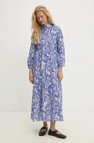 Bavlněné šaty Answear.LAB midi