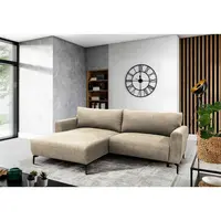 MID.YOU ROHOVÁ SEDAČKA, textil, béžová