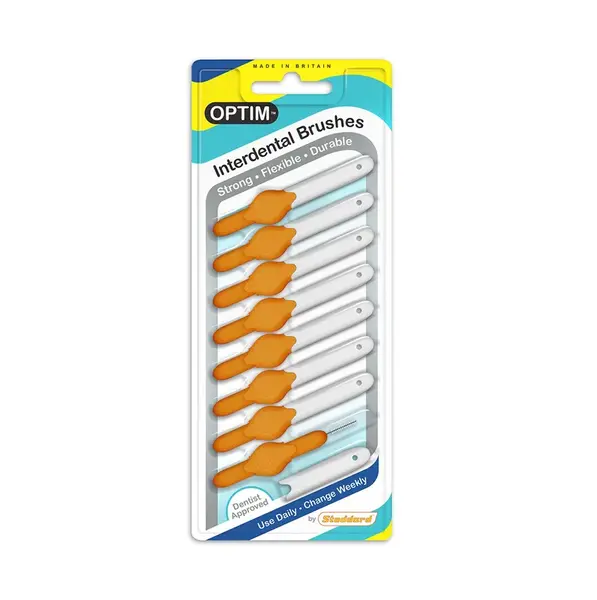 Stoddard Optim 0,8 mm mezizubní kartáček 8 ks oranžový