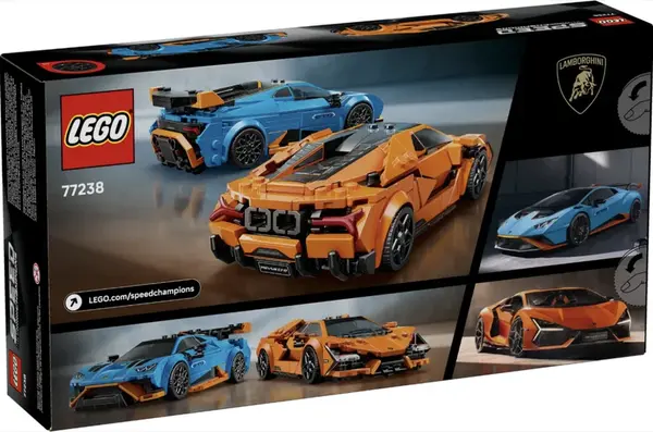 Lamborghini Revuelto a Huracán STO - LEGO Speed Champions (77238)