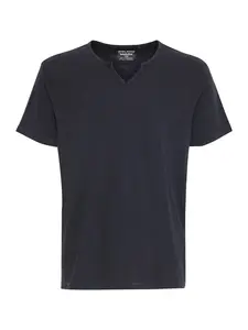 BLEND Tričko 'Ashton'  čierna melírovaná