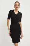 Šaty Guess DESTINY černá barva, mini, W4YK16 Z37K0