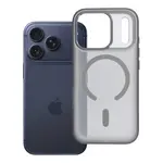 Zadní kryt FLEXLINE MAG COVER Case compatible with MagSafe pro Apple iPhone 16 Pro, šedá