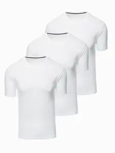 Ombre Set of men's t-shirts with round neckline