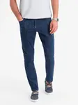 Ombre Classic men's SLIM FIT jeans with elastane - dark blue