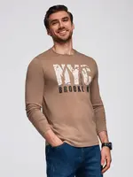 Pánske tričko s dlhým rukávom NYC Brooklyn