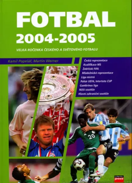 Fotbal 2004 - 2005 (poškozená) - Kamil Popelář, Martin Werner