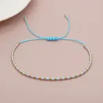 Glass Seed Beads Braided Bead Bracelets