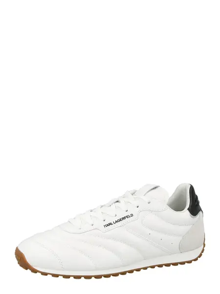 Karl Lagerfeld Nízke tenisky  čierna / biela / šedobiela