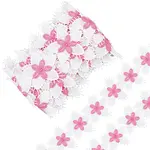 Flower Polyester Eyelash Lace Trim Ribbon