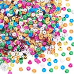 140G 7 Colors Plastic Paillette Beads