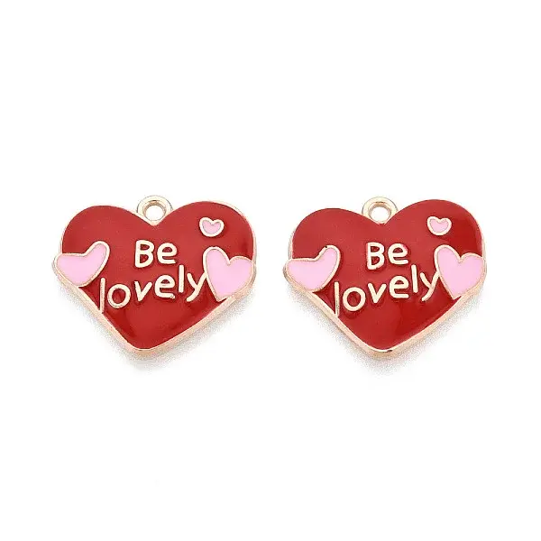 Alloy Enamel Pendants