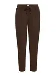 ICHI Plisované nohavice 'ICHKate'  čokoládová