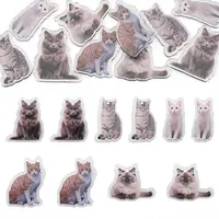 10Pcs 5 Styles Printed Acrylic Pendants