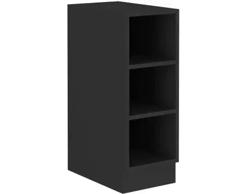 Dolní kuchyňský regál Arona, 30 cm, černý