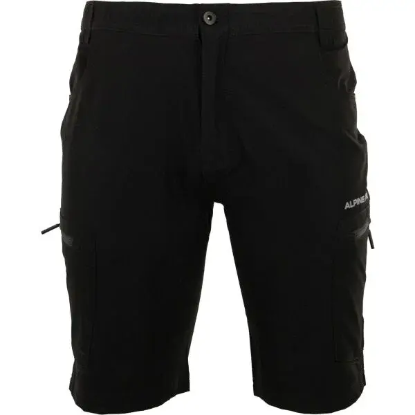 ALPINE PRO HERS Pánske šortky, čierna, veľkosť