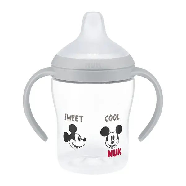 NUK Perfect Match Láhev na učení Disney Mickey 6m+ 150 ml 1 ks grey