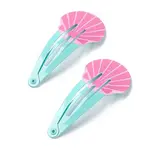 Baking Painted Iron Snap Hair Clips