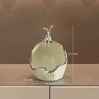 Ceramic Rabbit Key Storage Ornaments