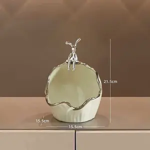 Ceramic Rabbit Key Storage Ornaments