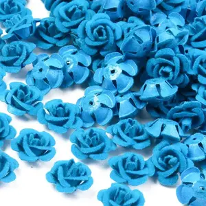 Flocky Aluminum Beads