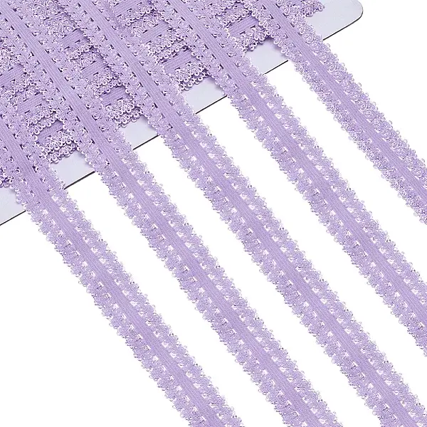 20M Polyester Stretch Frilly Edge Lace Ribbon