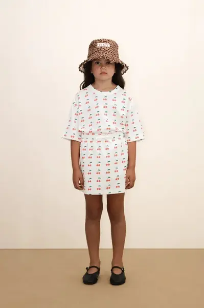 Dětské bavlněné tričko Tinycottons CHERRIES KNITTED TEE