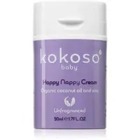 Kokoso Baby Happy Nappy Cream dětský ochranný krém proti opruzeninám bez parfemace 50 ml