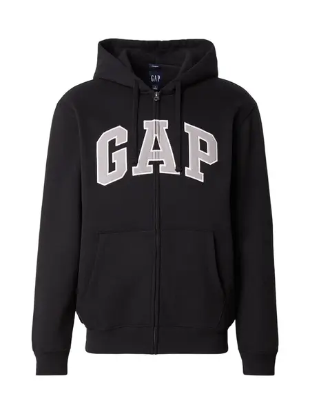 GAP Tepláková bunda  sivá / čierna / biela