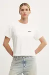 Bavlněné tričko A.P.C. t-shirt boxy petit vpc bílá barva, COHBQ.F26390