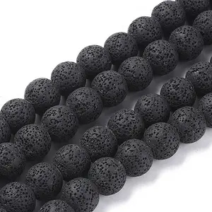 Natural Lava Rock Beads Strands