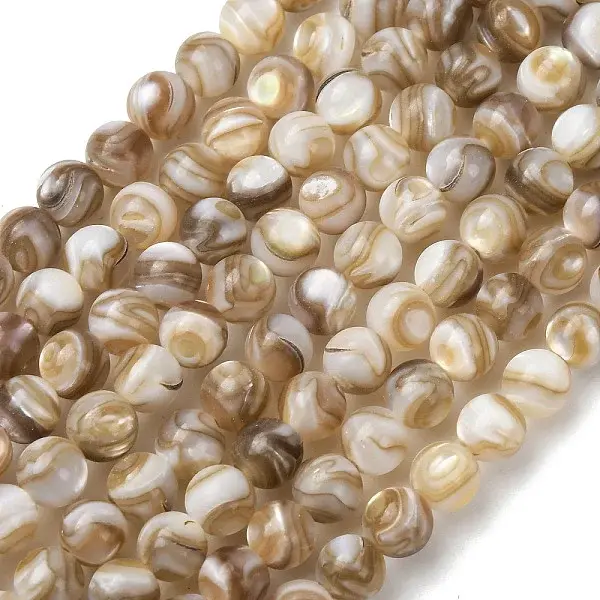 Natural Freshwater Shell Beads Strands