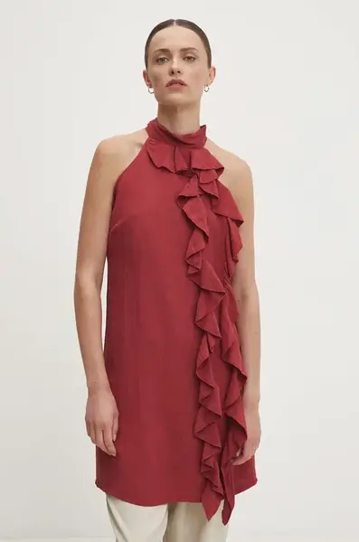 Lněné šaty Answear.LAB