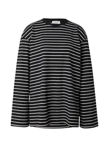 EDITED Tričko 'Keke'  čierna / biela