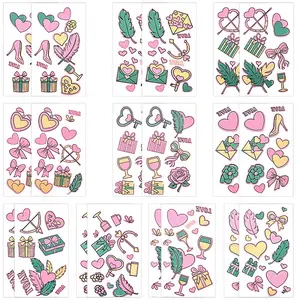 20 Sheets Luminous Water Proof Removable Temporary Tattoos Stickers