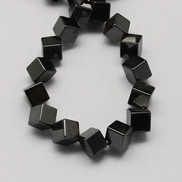 Non-magnetic Synthetic Hematite Beads Strands