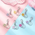 Transparent Acrylic with Glass Pendant Decorations