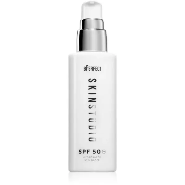 BPerfect Skin Studio Hydrosheer Skin Glaze SPF 50 rozjasňující hydratační sérum na obličej 50 ml