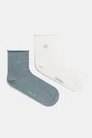 Ponožky Calvin Klein 2-pack dámské, modrá barva, 701229681