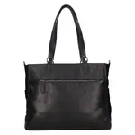 Dámska kožená kabelka cez rameno Greenwood Mila - čierna