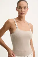 Pyžamový top Juicy Couture ELINA RIB VELOUR TOP