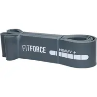Fitforce LATEX LOOP EXPANDER 75 KG Odporová posilovací guma, tmavě šedá, velikost