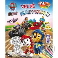 Veľké maľovanky Labková patrola - kniha z kategorie Omalovánky, vystřihovánky, papír