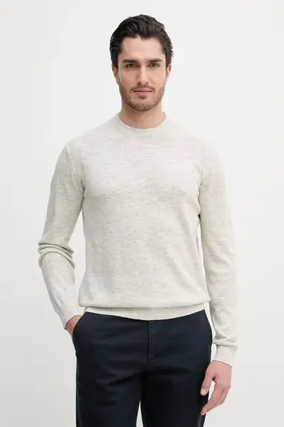 Barbour  Svetr s příměsí lnu  Flaxby