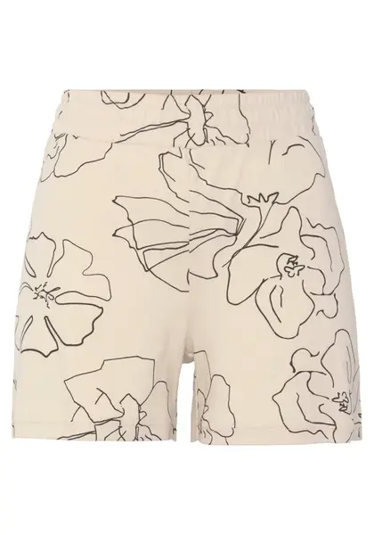 LASCANA Pyžamové nohavice  krémová / čierna