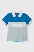 Dětská bavlněná polokošile United Colors of Benetton