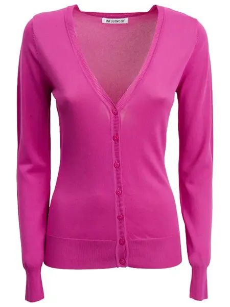 Influencer Kardigán  ružová