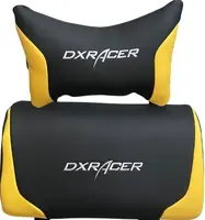 DXRACER Sada polštářků NY černo - žlutý série Formula